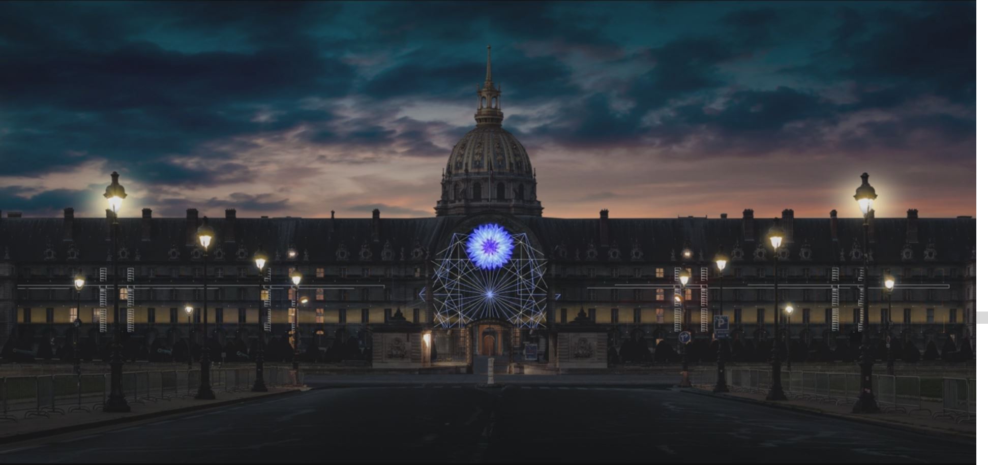 Illumination des Invalides, du 9 au 11 novembre 2018